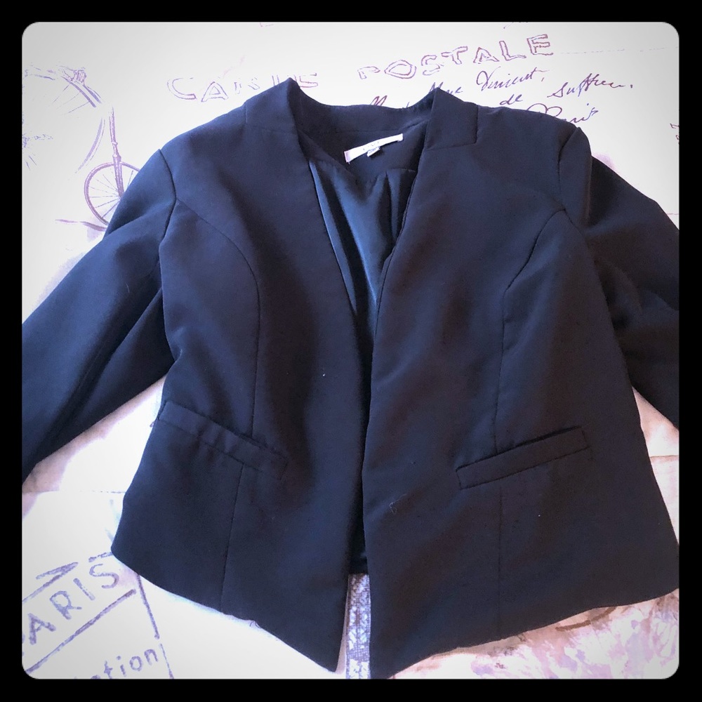 cropped blazer